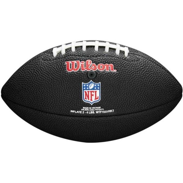 Wilson MINI NFL TEAM SOFT TOUCH FB BL MI Топка за американски футбол, черно, Veľkosť Os