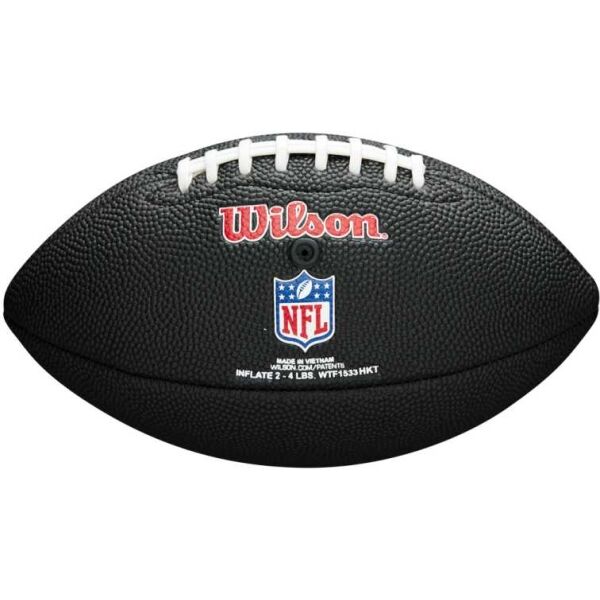 Wilson MINI NFL TEAM SOFT TOUCH FB BL PH American Football, Schwarz, Größe Os