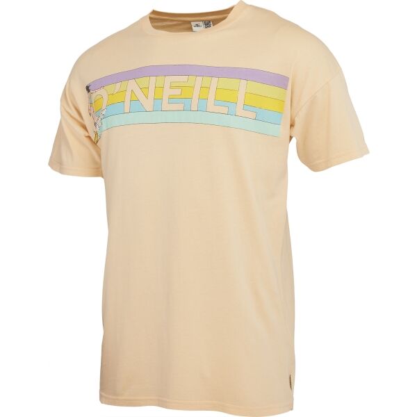 O'Neill CONNECTIVE GRAPHIC LONG TSHIRT Дамска тениска, бежово, Veľkosť S