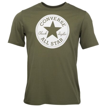 Converse STANDARD FIT CENTER FRONT CHUCK PATCH KNOCK OUT TEE - Pánské tričko