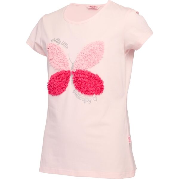 Lewro VESLIN Тениска за момичета, розово, Veľkosť 152-158
