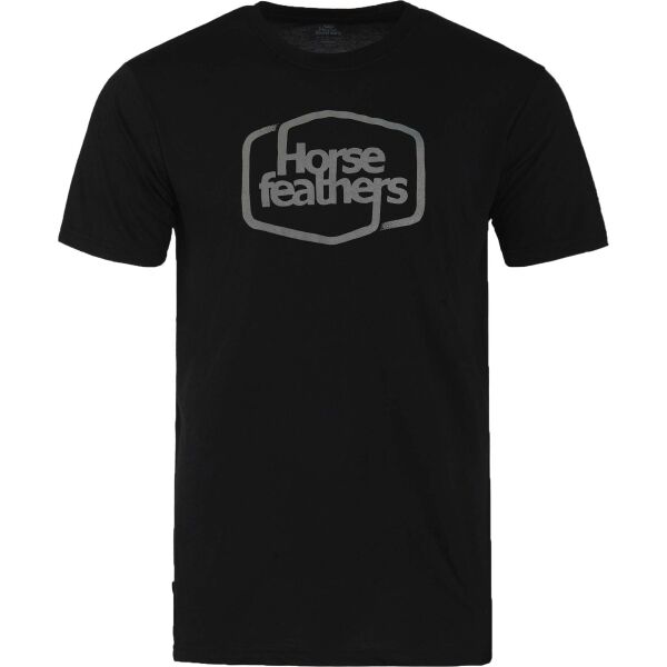 Horsefeathers ROOTER TECH T-SHIRT Férfi póló, fekete, méret XL