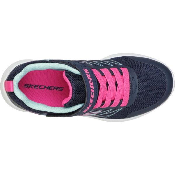 Skechers MICROSPEC-BOLD DELIGHT Mädchen Sneaker, Dunkelblau, Größe 30