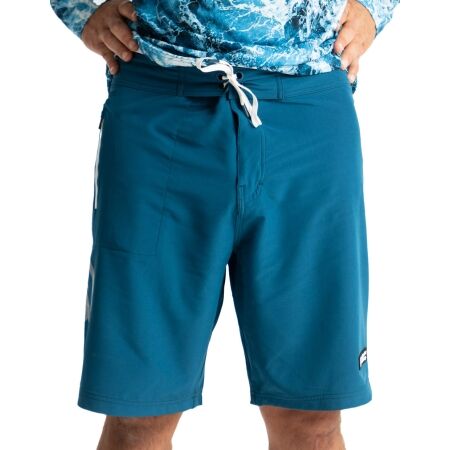 ADVENTER & FISHING UV SHORTS PETROL - Мъжки къси панталони за риболов