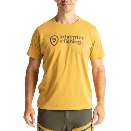 ADVENTER & FISHING COTTON SHIRT SAND - Pánske tričko