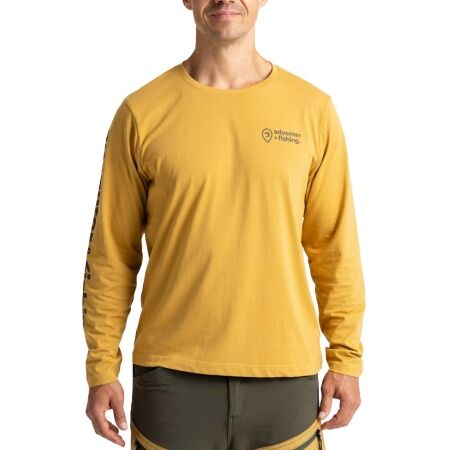 ADVENTER & FISHING COTTON SHIRT SAND - Pánske tričko