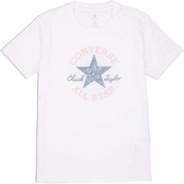 Converse CHUCK PATCH INFILL TEE Дамска тениска, бяло, размер