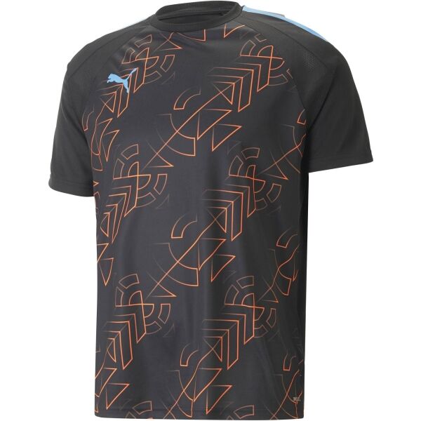 Puma TEAMLIGA GRAPHIC JERSEY Herren Fußballshirt, Schwarz, Größe L