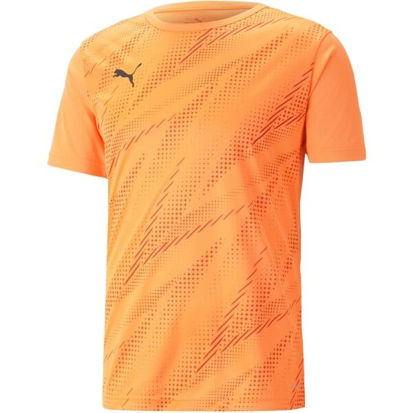 Puma INDIVIDUALRISE GRAPHIC TEE Herren T-Shirt, Orange, Größe L