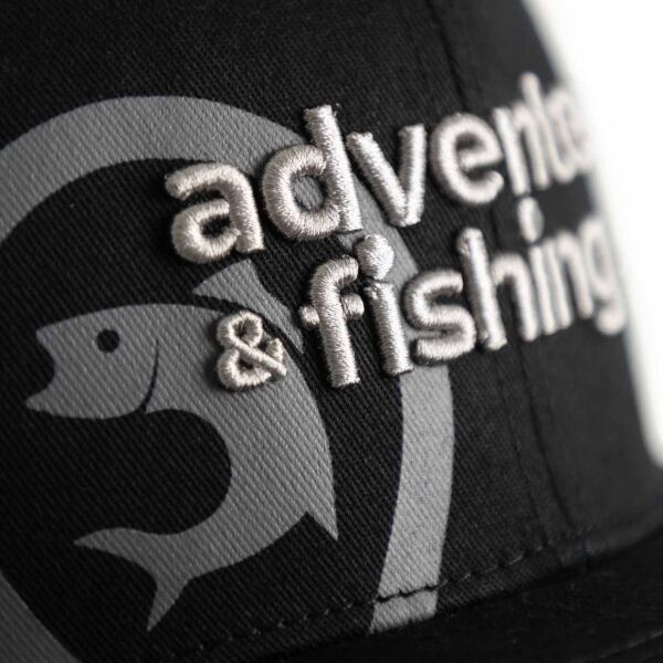 ADVENTER & FISHING STRAIGHT CAP Cap, Schwarz, Größe UNI
