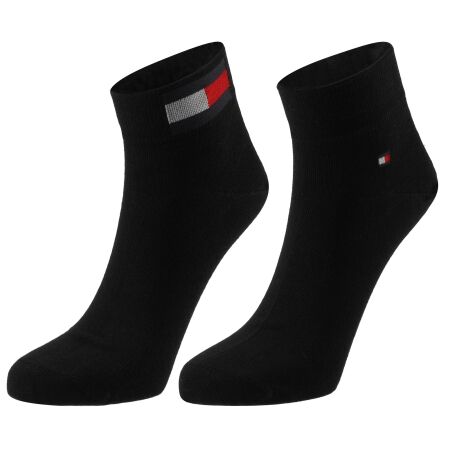 Tommy Hilfiger MEN QUARTER 2P FLAG - Pánske ponožky