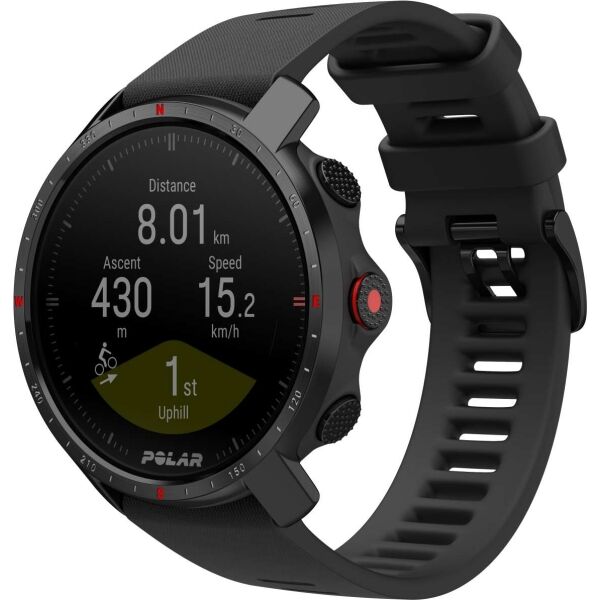 POLAR GRIT X Мултиспортен часовник с GPS и пулсомер, черно, Veľkosť M/L