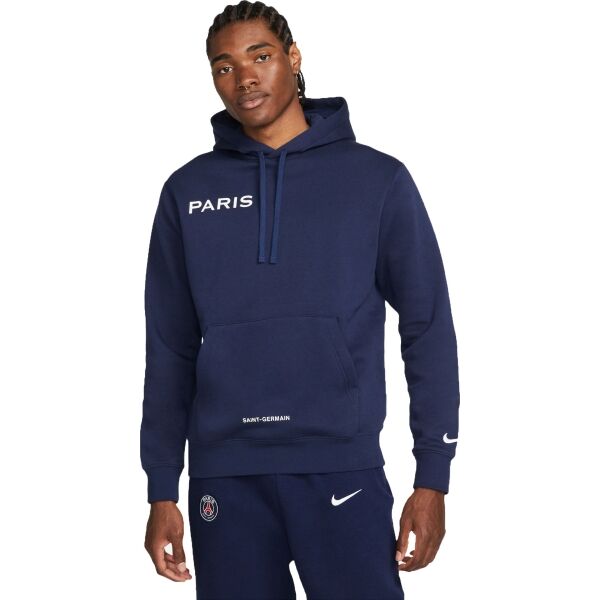 Nike PARIS SAINT-GERMAIN CLUB Férfi pulóver, sötétkék, méret M