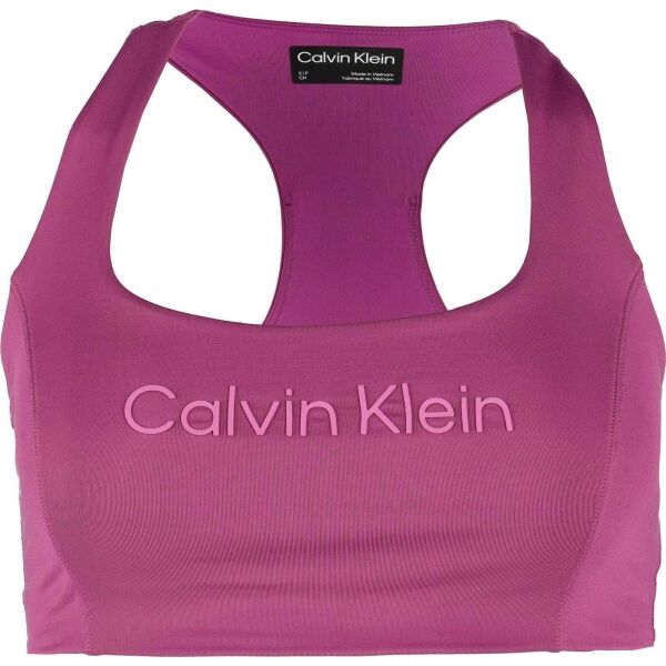 Calvin Klein ESSENTIALS PW MEDIUM SUPPORT SPORTS BRA Női sportmelltartó, rózsaszín, méret S
