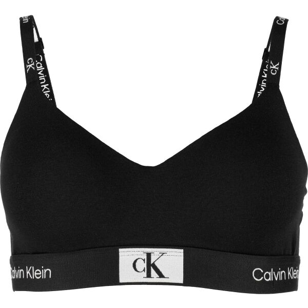Calvin Klein ´96 COTTON-LGHT LINED BRALETTE Дамско спортно бюстие, черно, размер