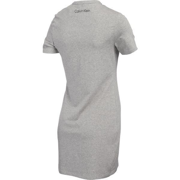 Calvin Klein ´96 LOUNGE-S/S DRESS Дамска рокля, сиво, Veľkosť XS