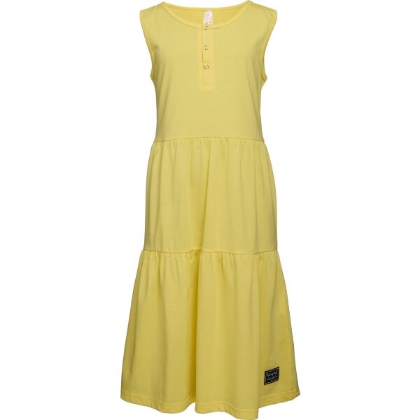 Lewro LUSA Lány ruha, sárga, méret 116-122