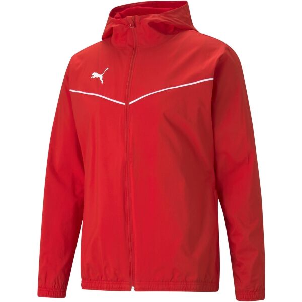 Puma TEAMRISE ALL WEATHER JACKET Férfi kabát, piros, méret XL