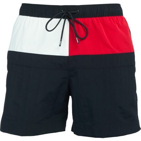 Tommy Hilfiger TH CORE FLAG-MEDIUM DRAWSTRING - Pánske plavecké šortky