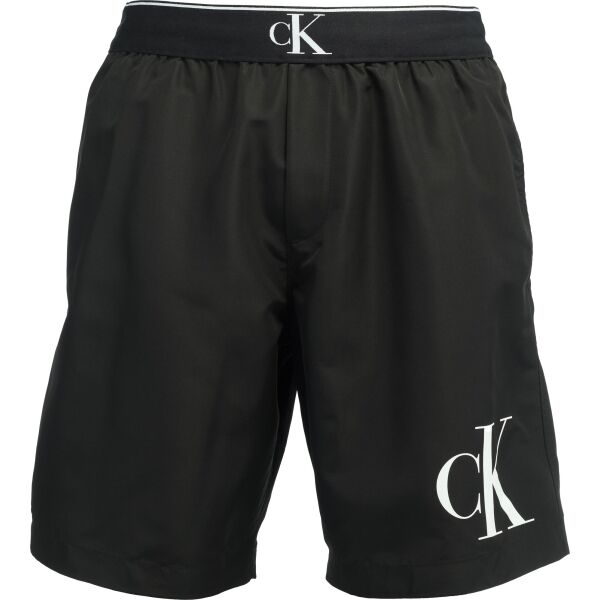 Calvin Klein MONOGRAM-LONG WAISTBAND Мъжки бански - шорти, черно, veľkosť XL