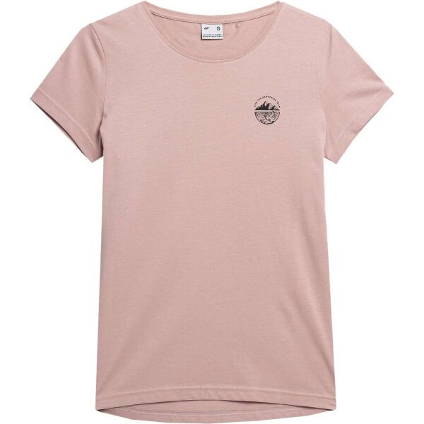 4F TSHIRT W Női póló, rózsaszín, méret M