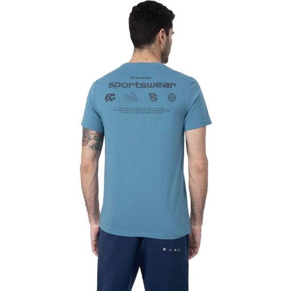 4F MEN´S T-SHIRT Herrenshirt, Blau, Größe M