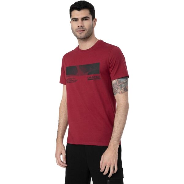 4F MEN´S T-SHIRT Herrenshirt, Rot, Größe S