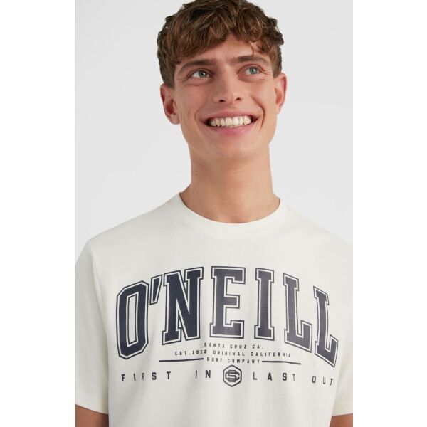 O'Neill STATE MUIR T-SHIRT Herrenshirt, Weiß, Größe XL
