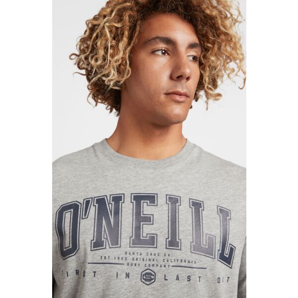 O'Neill STATE MUIR T-SHIRT Herrenshirt, Grau, Größe XL