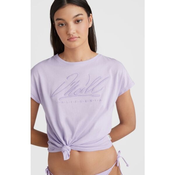 O'Neill SIGNATURE T-SHIRT Damenshirt, Violett, Größe XL