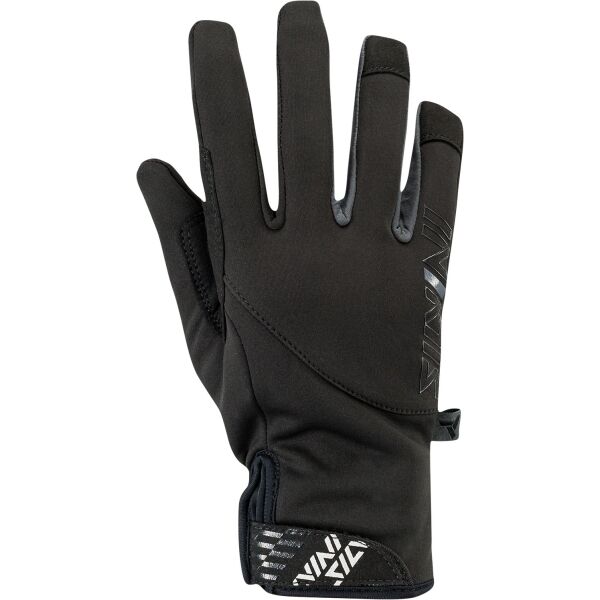 SILVINI ORTLES Мъжки ръкавици от  softshell, черно, размер