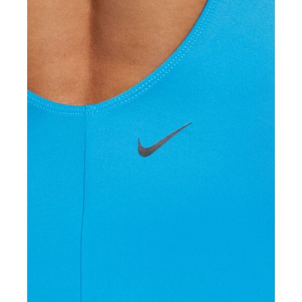 Nike MULTI LOGO Damen Badeanzug, Blau, Größe L
