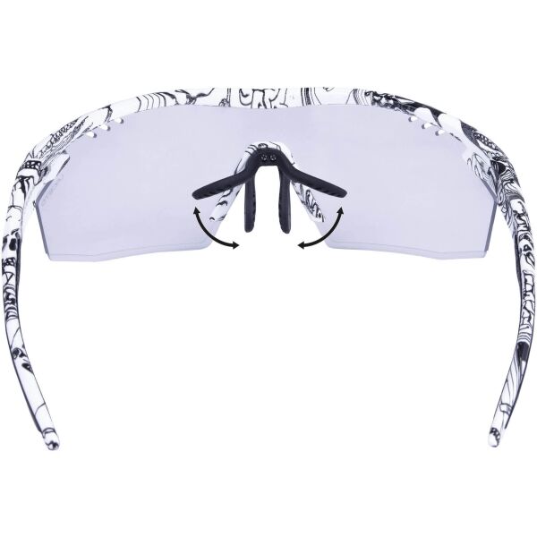 Laceto ARTIE Klare Sportbrille, Weiß, Größe Os