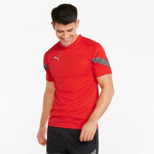 Puma TEAMFINAL TRAINING JERSEY Мъжка спортна тениска, червено, Veľkosť XL