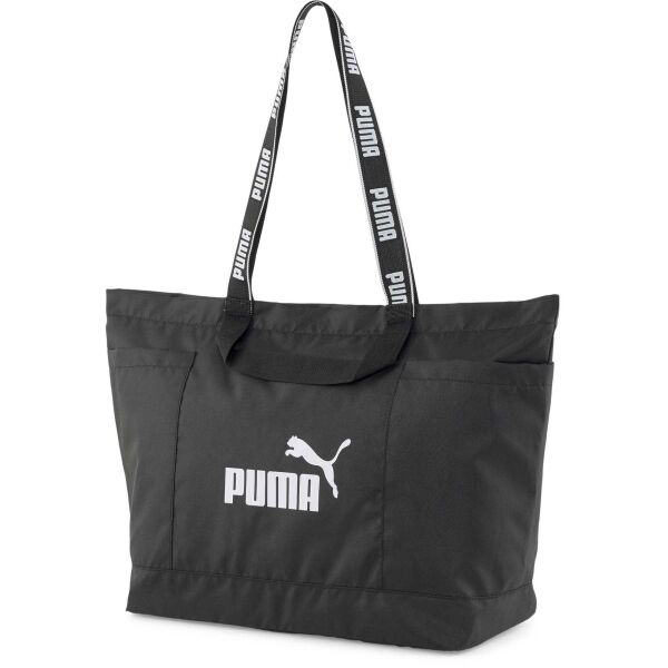 Puma CORE BASE LARGE SHOPPER Дамска чанта, черно, размер
