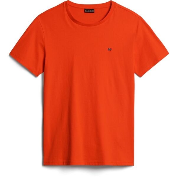 Napapijri SALIS SS SUM Férfi póló, narancssárga, méret XL