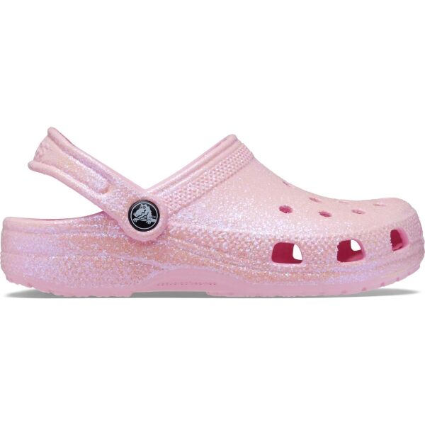 Crocs CLASSIC GLITTER CLOG K Детски чехли, розово, размер 32/33