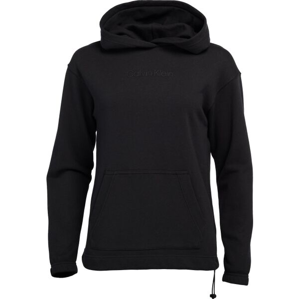 Calvin Klein ESSENTIALS PW HOODIE Női pulóver, fekete, méret L
