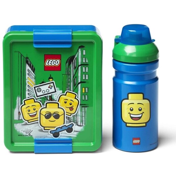 LEGO Storage ICONIC BOY Essensset Für Die Schule, Blau, Größe Os
