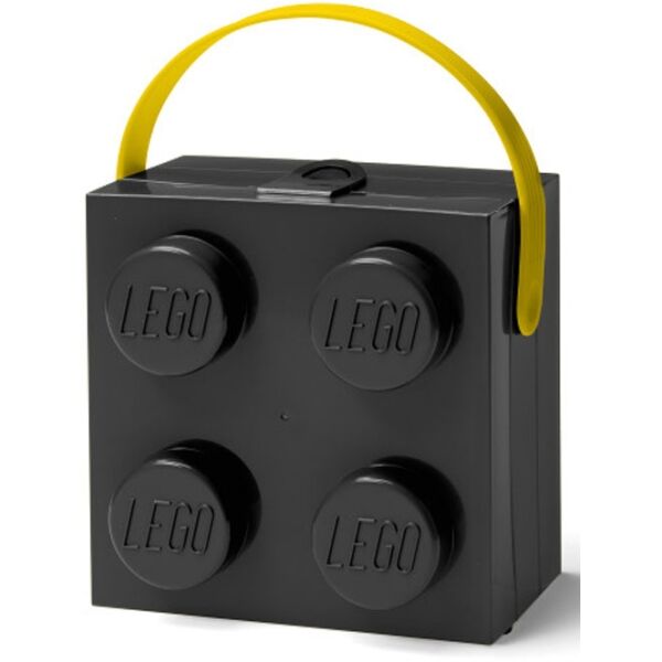LEGO Storage HANDLE BOX Кутия за закуска, черно, Veľkosť Os