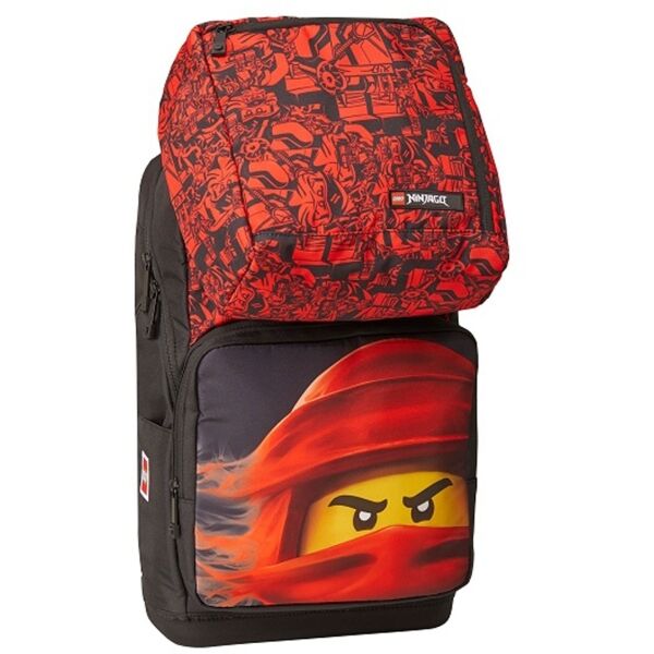 LEGO Bags NINJAGO OPTIMO PLUS Kinderrucksack, Schwarz, Größe Os