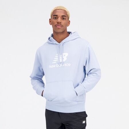 New Balance ESSENTIALS STACKED LOGO FRENCH TERRY HOODIE - Мъжки суитшърт