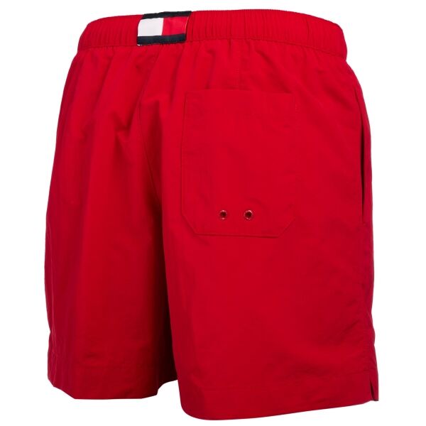 Tommy Hilfiger ESS-MEDIUM DRAWSTRING Pánske Plavecké šortky, červená, Veľkosť S