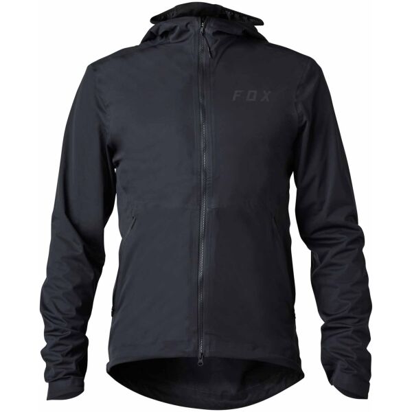 Fox FLEXAIR WATER JACKET Férfi kerékpáros kabát, fekete, méret M