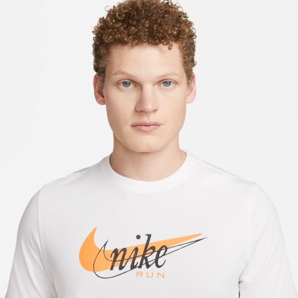 Nike NK DF TEE HERITAGE Herrenshirt, Weiß, Größe M