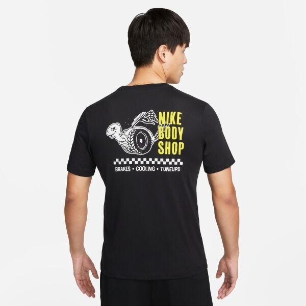 Nike DF TEE BODY SHOP Herrenshirt, Schwarz, Größe M