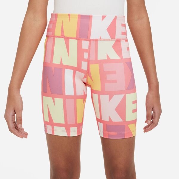 Nike DF ONE BKE SHRT LOGO PRNT Еластични шорти за момичета, микс, Veľkosť M