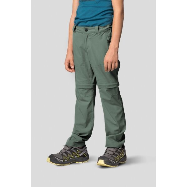 Hannah BASCO JR Kinder Sporthose Mit Abnehmbaren Hosenbeinen, Grün, Größe 128