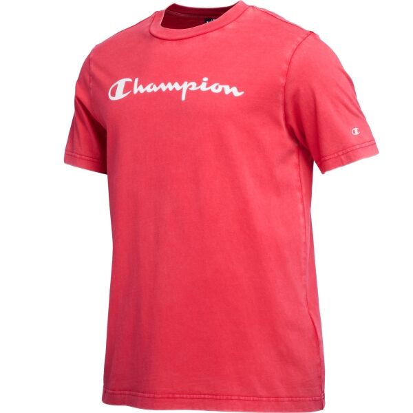 Champion OLD SCHOOL CREWNECK T-SHIRT Herrenshirt, Rot, Größe XXL