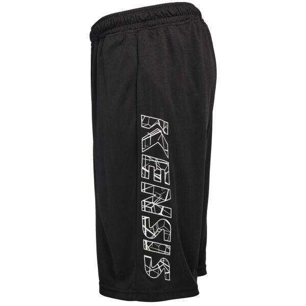 Kensis PIKUE Мъжки спортни шорти-олекотени, черно, Veľkosť XL